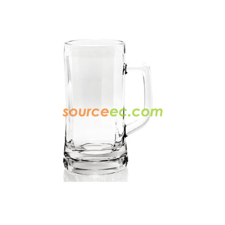 直紋附柄啤酒杯