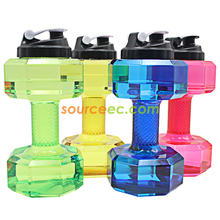 客製化2.2L啞鈴水樽禮品