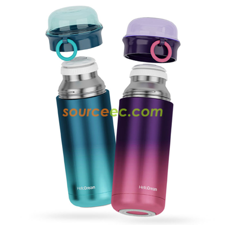 客製化350ML 炫彩極光漸變客製化保溫杯禮品