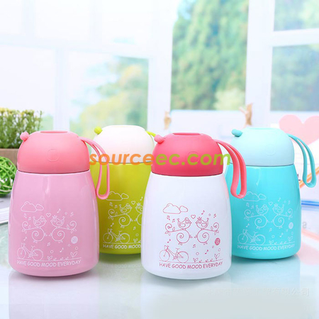 客製化300ML 小鳥不鏽鋼客製化保溫瓶禮品