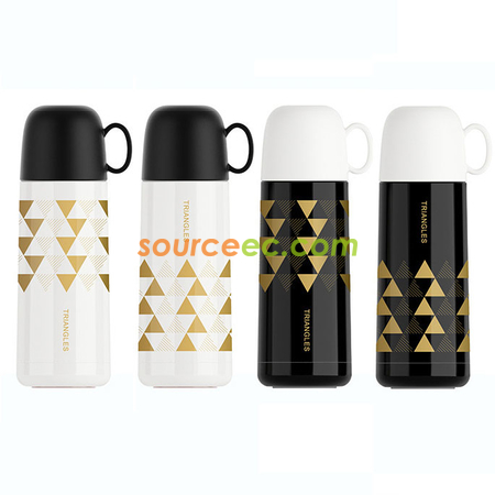客製化350ML 三角不鏽鋼客製化保溫杯禮品