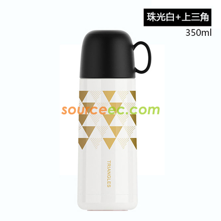 客製化350ML 三角不鏽鋼客製化保溫杯禮品
