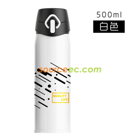 客製化500ML 彈跳蓋不銹鋼保溫杯禮品