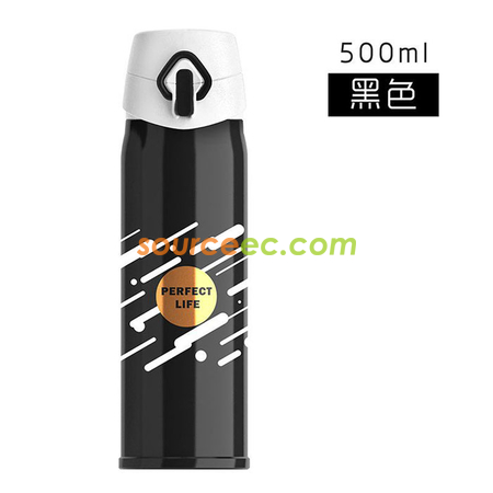 客製化500ML 彈跳蓋不銹鋼保溫杯禮品