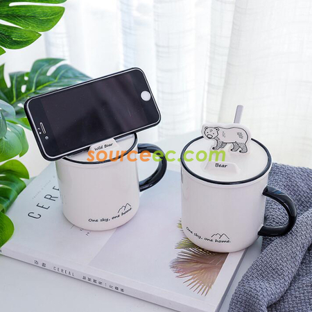 客製化手機支架陶瓷杯禮品