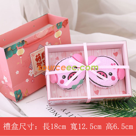 客製化可愛小豬毛巾禮品