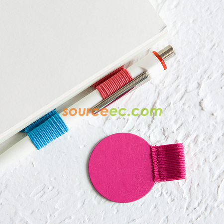 客製化自粘式皮質筆夾禮品