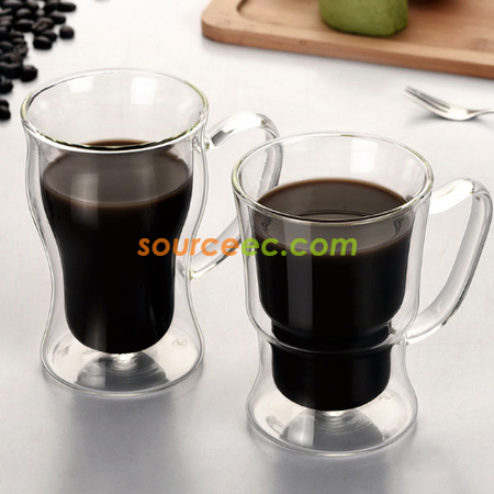 客製化250ML 雙層玻璃杯禮品