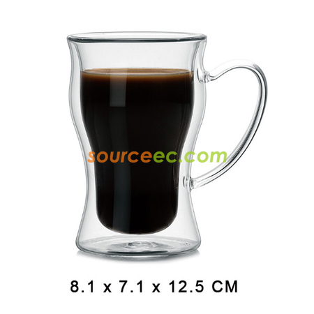 客製化250ML 雙層玻璃杯禮品