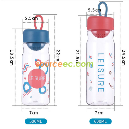 客製化600ML Tritan便攜隨手杯禮品