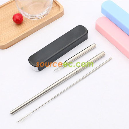 客製化不銹鋼可伸縮吸管禮品