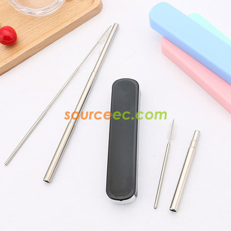 客製化不銹鋼可伸縮吸管禮品