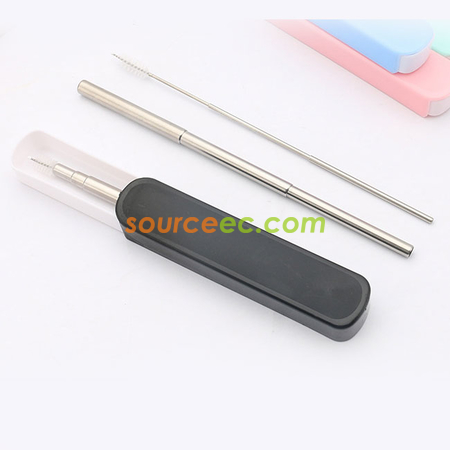 客製化不銹鋼可伸縮吸管禮品