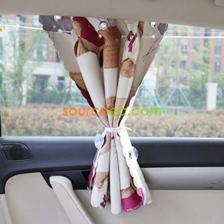 客製化卡通吸盤汽車遮陽簾禮品