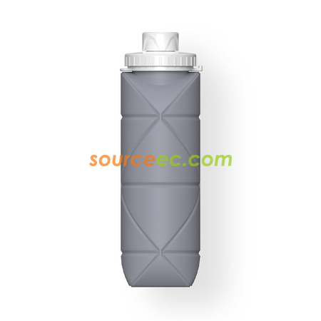 客製化客製化創意矽膠折疊水樽600ML禮品