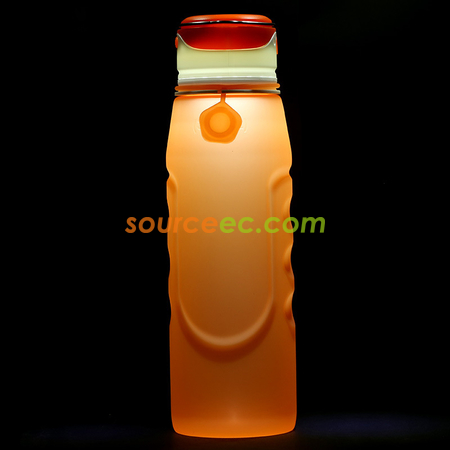 客製化客製化LED矽膠折疊水樽1000ML禮品