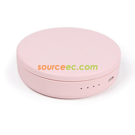 客製化鏡子移動電源-圓形禮品