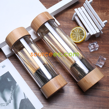 客製化竹蓋玻璃杯禮品