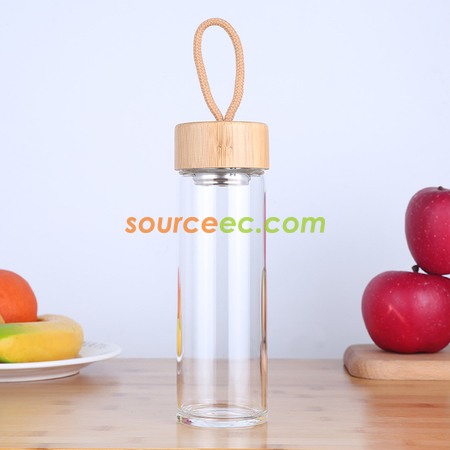 客製化竹蓋玻璃杯禮品