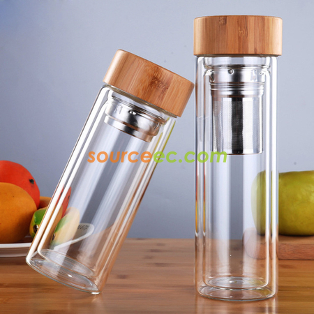 客製化竹蓋玻璃杯禮品