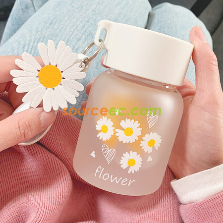 客製化小雛菊玻璃杯禮品