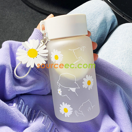 客製化小雛菊玻璃杯禮品