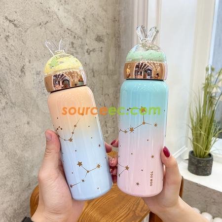 客製化客製化兔子漸變色保溫杯禮品