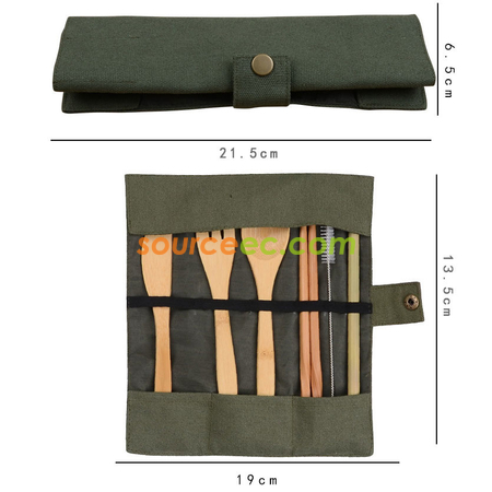 客製化環保袋竹製餐具套裝 禮品