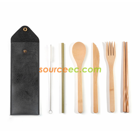 客製化環保袋竹製餐具套裝 禮品
