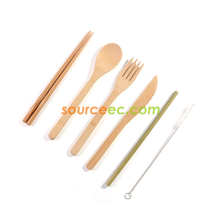 客製化環保袋竹製餐具套裝 禮品
