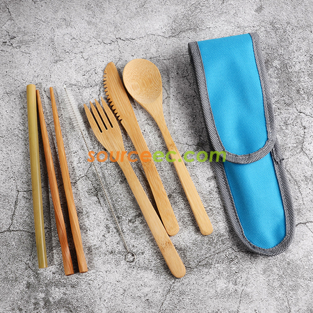 客製化環保袋竹製餐具套裝 禮品