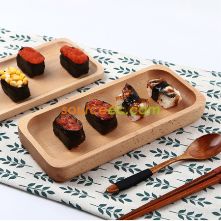 客製化長方型實木托盤禮品