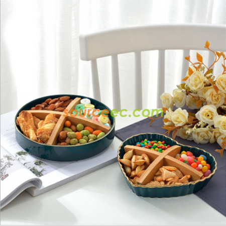 客製化創意心型零食盤禮品