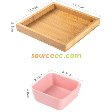 客製化方型零食小盤子禮品