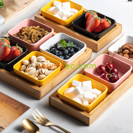 客製化方型零食小盤子禮品