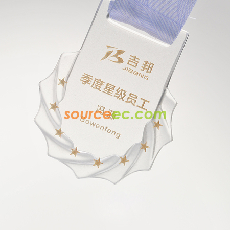 客製化琉璃獎牌禮品