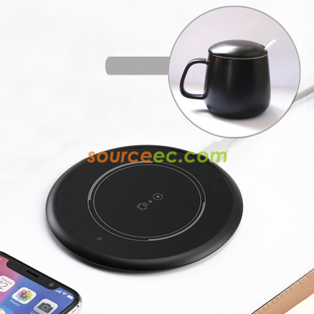 客製化線充恒溫杯墊禮品