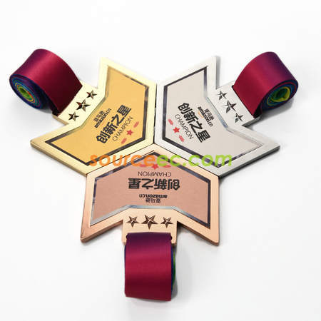 客製化團隊拼接金屬獎牌禮品