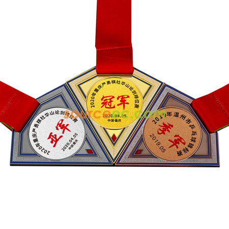 客製化團隊拼接金屬獎牌禮品