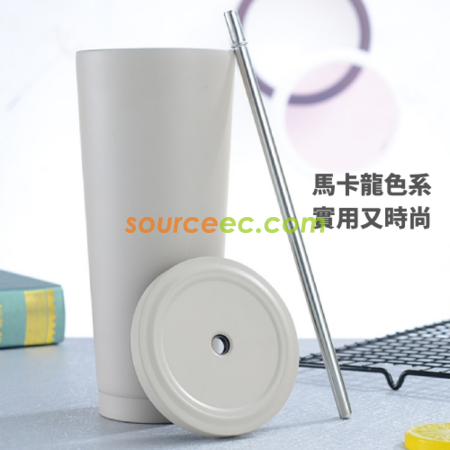 客製化馬卡龍風冰霸杯禮品