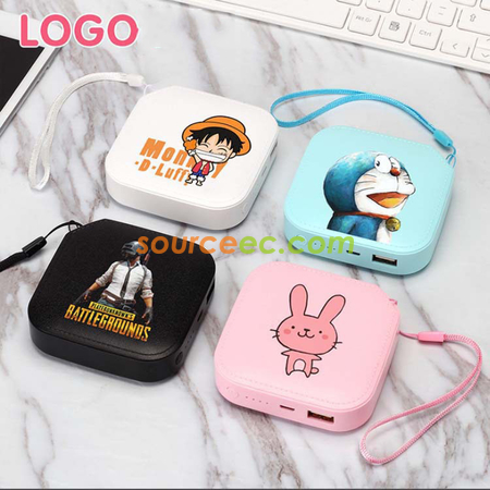 客製化仿PU皮紋馬卡龍移動電源禮品