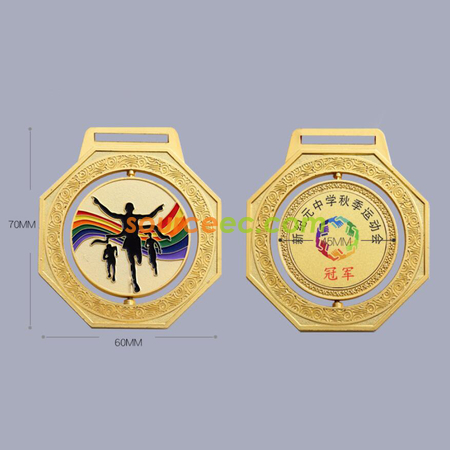 客製化旋轉馬拉松獎牌禮品