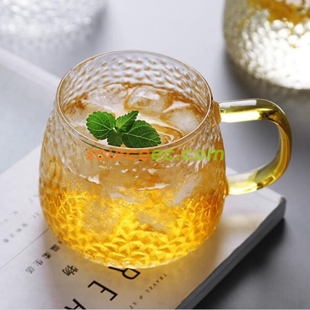 客製化雪點錘紋泡茶杯禮品