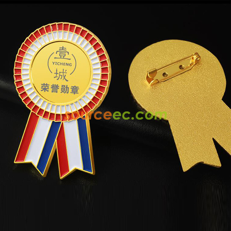 客製化金屬獎牌胸花禮品