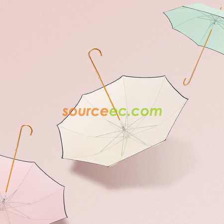 客製化8K直杆傘彎柄雨傘禮品