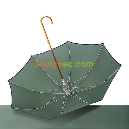 客製化8K直杆傘彎柄雨傘禮品