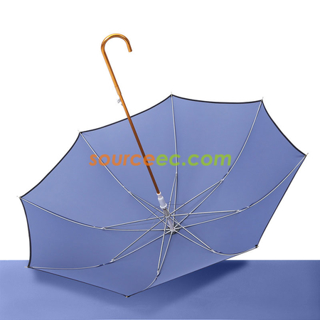 客製化8K直杆傘彎柄雨傘禮品