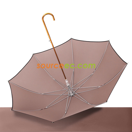 客製化8K直杆傘彎柄雨傘禮品