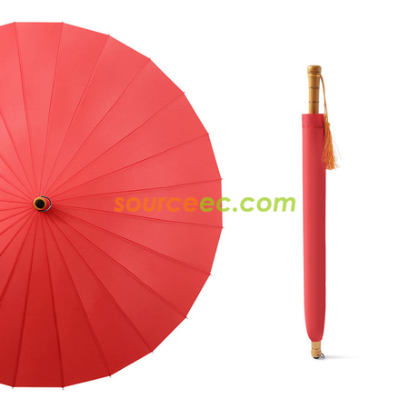 客製化24骨直桿長柄雨傘禮品