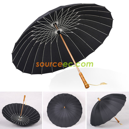 客製化24骨直桿長柄雨傘禮品